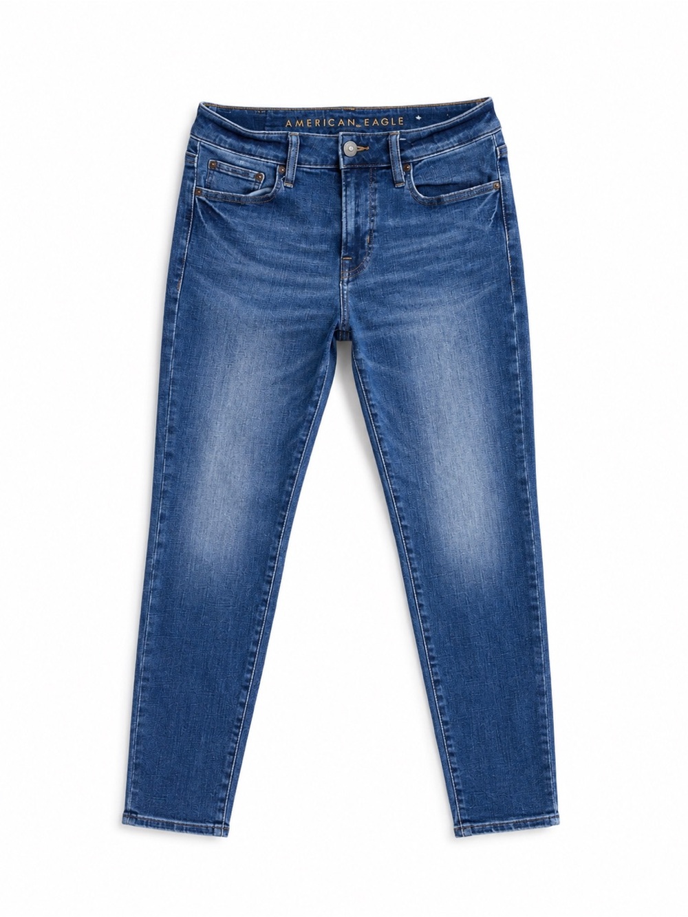 American Eagle Outfitters Women's Blue Slim/High-Rise Skinny Jeans